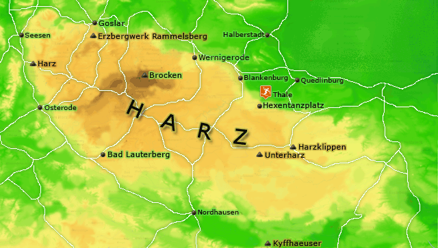 Harz Karte